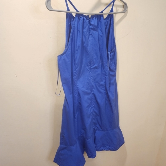 J. CREW blue 100% Cotton mini dress size 2 - Picture 8 of 9